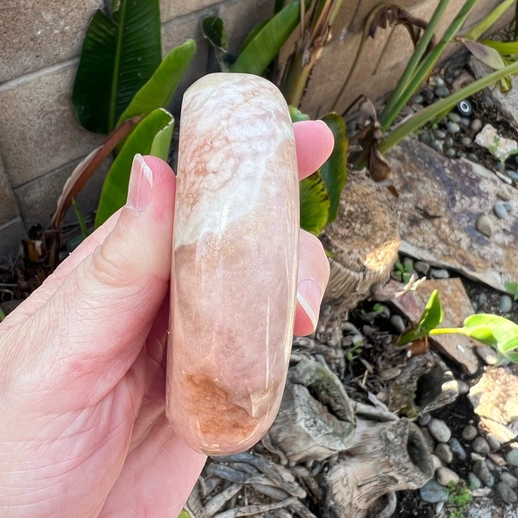 Pink Amethyst Druzy Small Moon - Picture 6 of 10